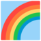 Rainbow emoji on Mozilla